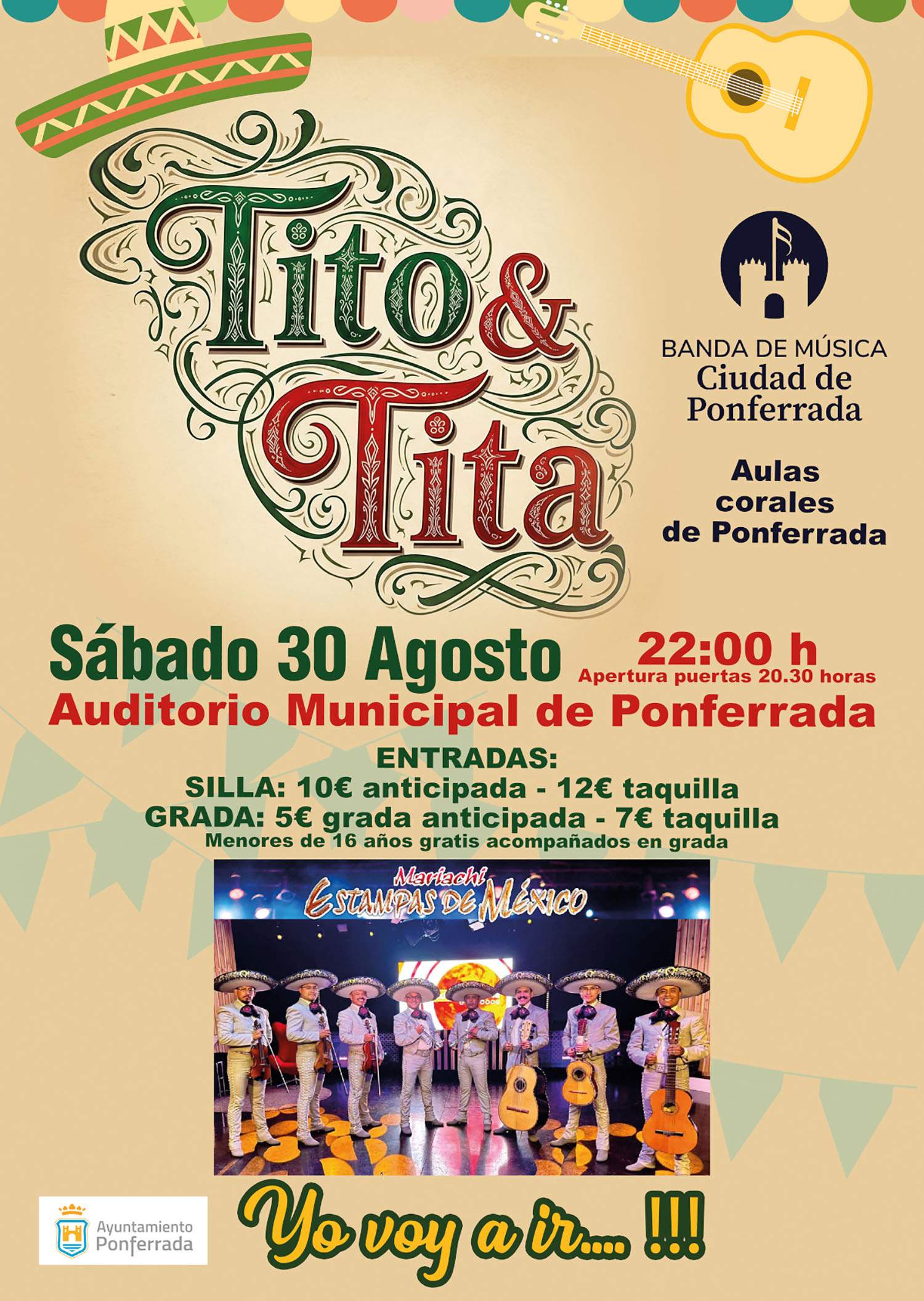 Actuación de Tito y Tita en Ponferrada