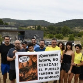Vecinos de Las Médulas y Orellán protestan en la visita de los reyes Vecinos de Las Médulas y Orellán protestan en la visita de los reyes