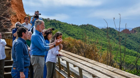 Visita de los reyes a Las Médulas (10)