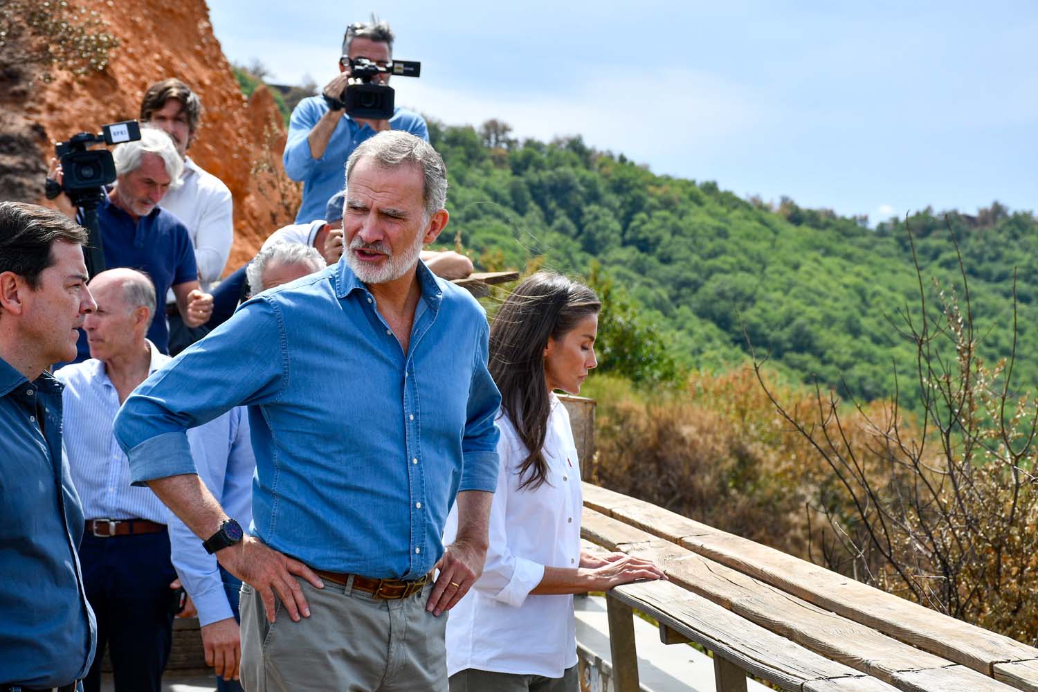 Visita de los reyes a Las Médulas (7) Visita de los reyes a Las Médulas (7)