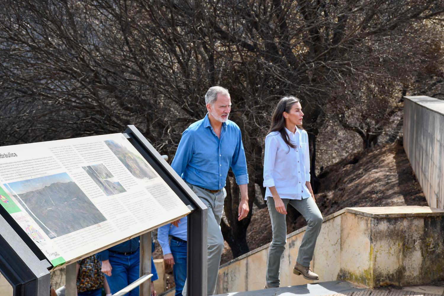 Visita de los reyes a Las Médulas (2) Visita de los reyes a Las Médulas (2)