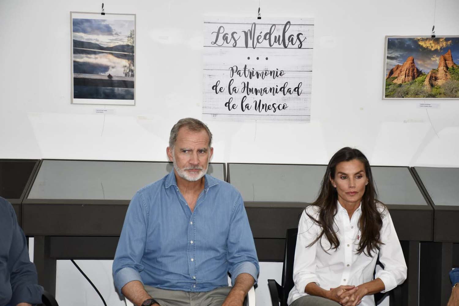 Visita de los reyes a la Casa Parque de Las Médulas (1) Visita de los reyes a la Casa Parque de Las Médulas (1)