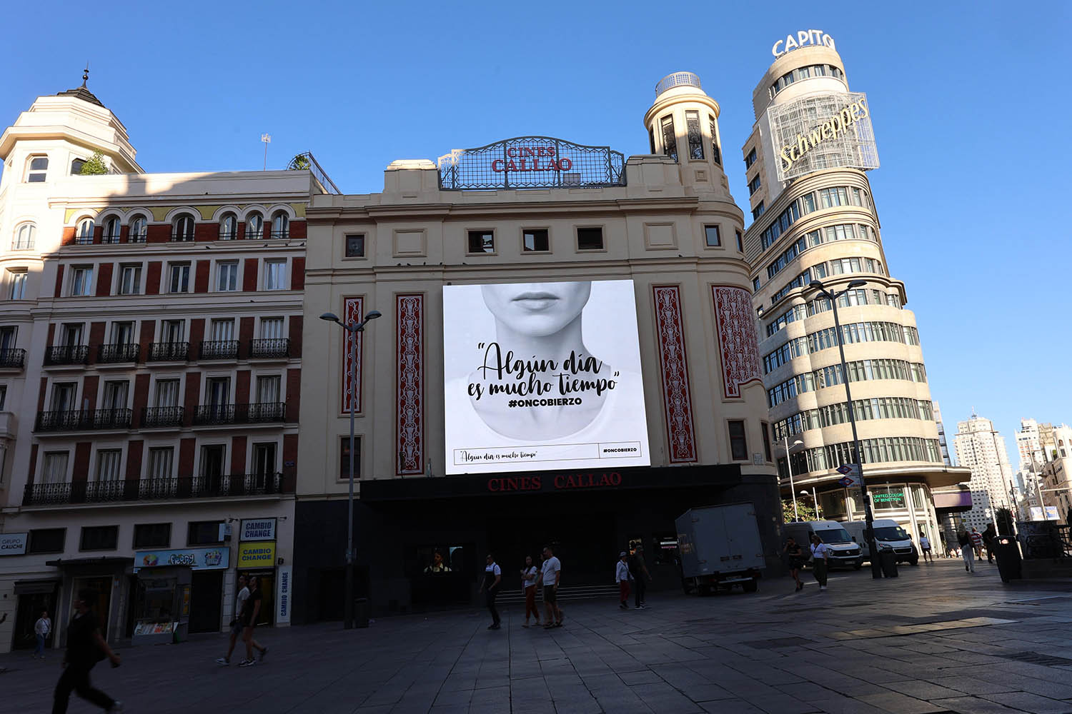 Oncobierzo en Callao Madrid .