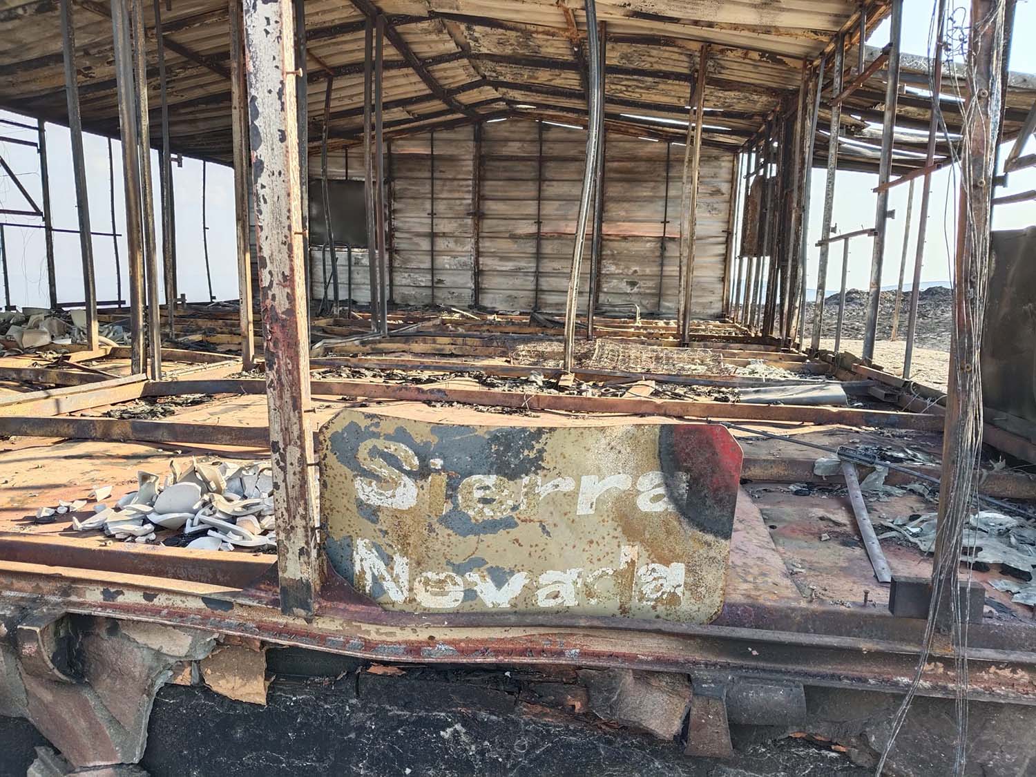 Antigua estación de El Morredero tras el incendio de Llamas de Cabrera (8) Cedidas por Manuel García Gómez