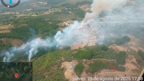 Incendio en Berlanga del Bierzo