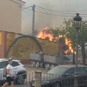 Incendio en Berlanga del Bierzo (1)