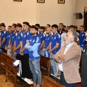 Ofrenda de la SD Ponferradina a la Virgen de la Encina