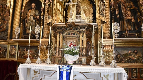 Ofrenda de la SD Ponferradina a la Virgen de la Encina (26)