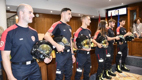 Toma de posesión de los nuevos Bomberos de Ponferrada (33)