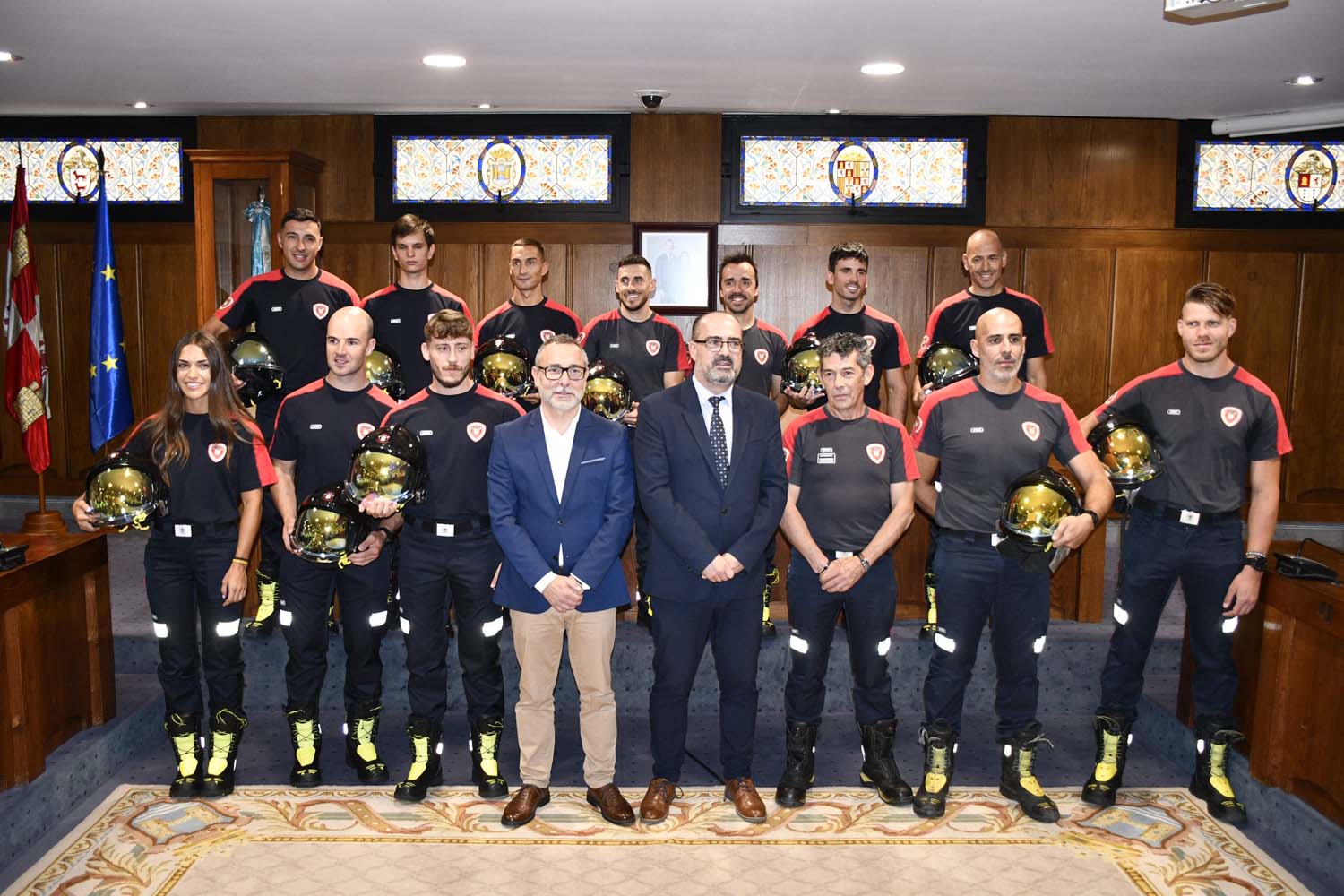 Toma de posesión de los nuevos Bomberos de Ponferrada (1)