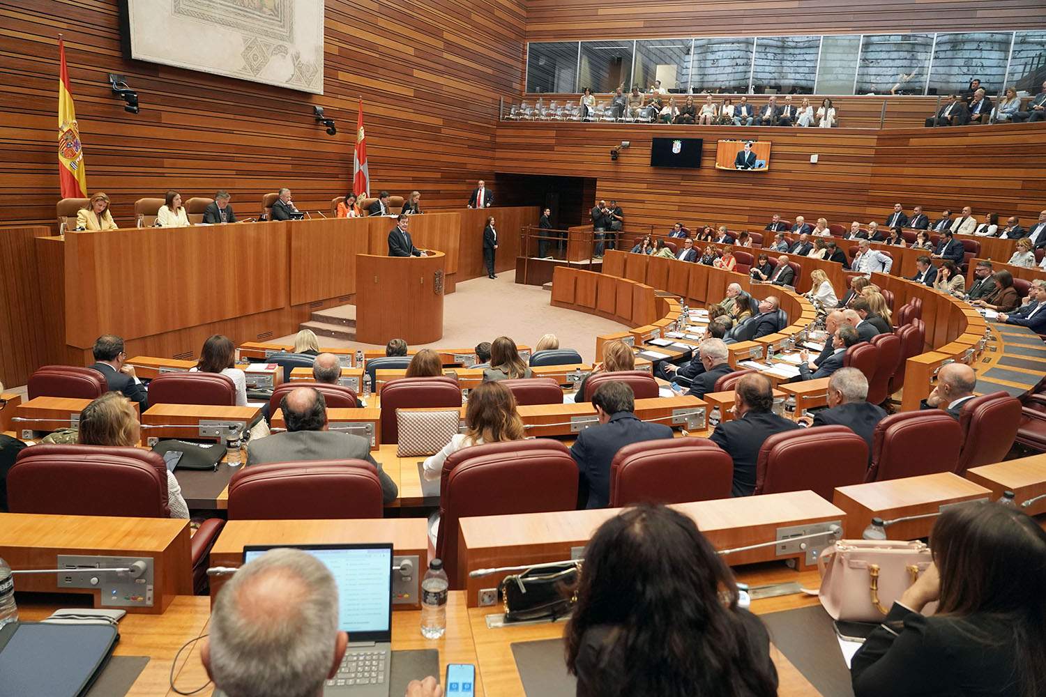 Rubén CachoICAL. El presidente de la Junta, Alfonso Fernández Mañueco, durante el Pleno extraordinario de las Cortes.