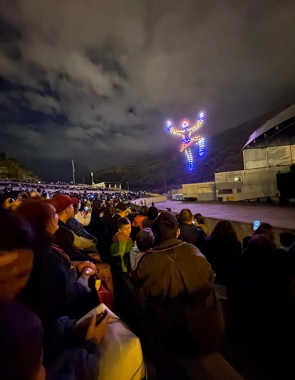 Espectáculo de drones en La Encina (2)