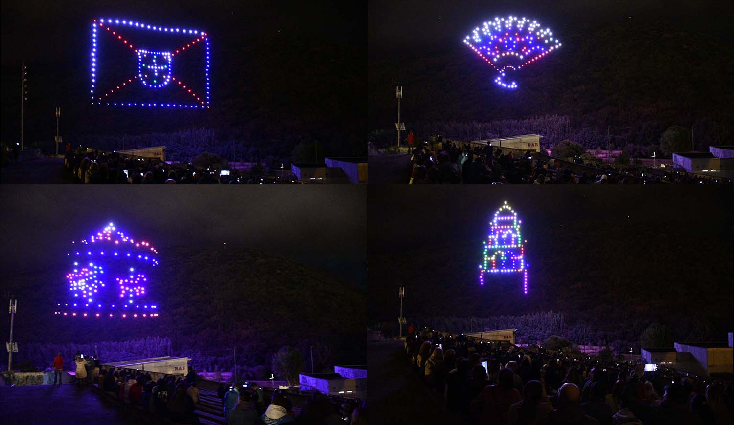 Espectáculo de drones en La Encina