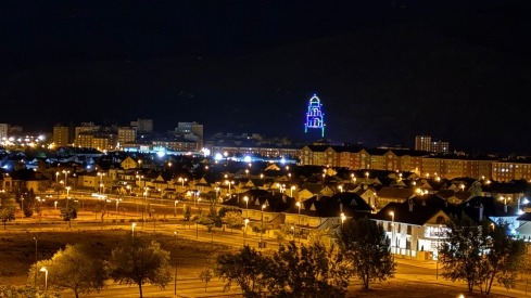 Espectáculo de drones en La Encina