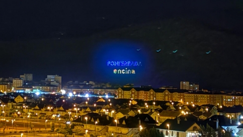 Espectáculo de drones en La Encina