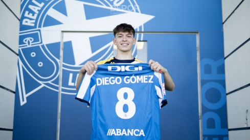 Diego Gómez RCDeportivo | Foto:  Deportivo de La Coruña