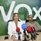 VOX Ponferrada, Patricia González y Gerardo González