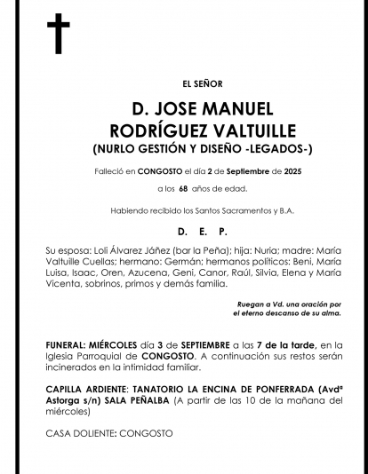 JOSE MANUEL  RODRÍGUEZ VALTUILLE