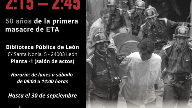 Cartel de la exposición ‘Rolando 2:15 – 2:45. 50 años de la primera masacre de ETA’ Cartel de la exposición ‘Rolando 2:15 – 2:45. 50 años de la primera masacre de ETA’