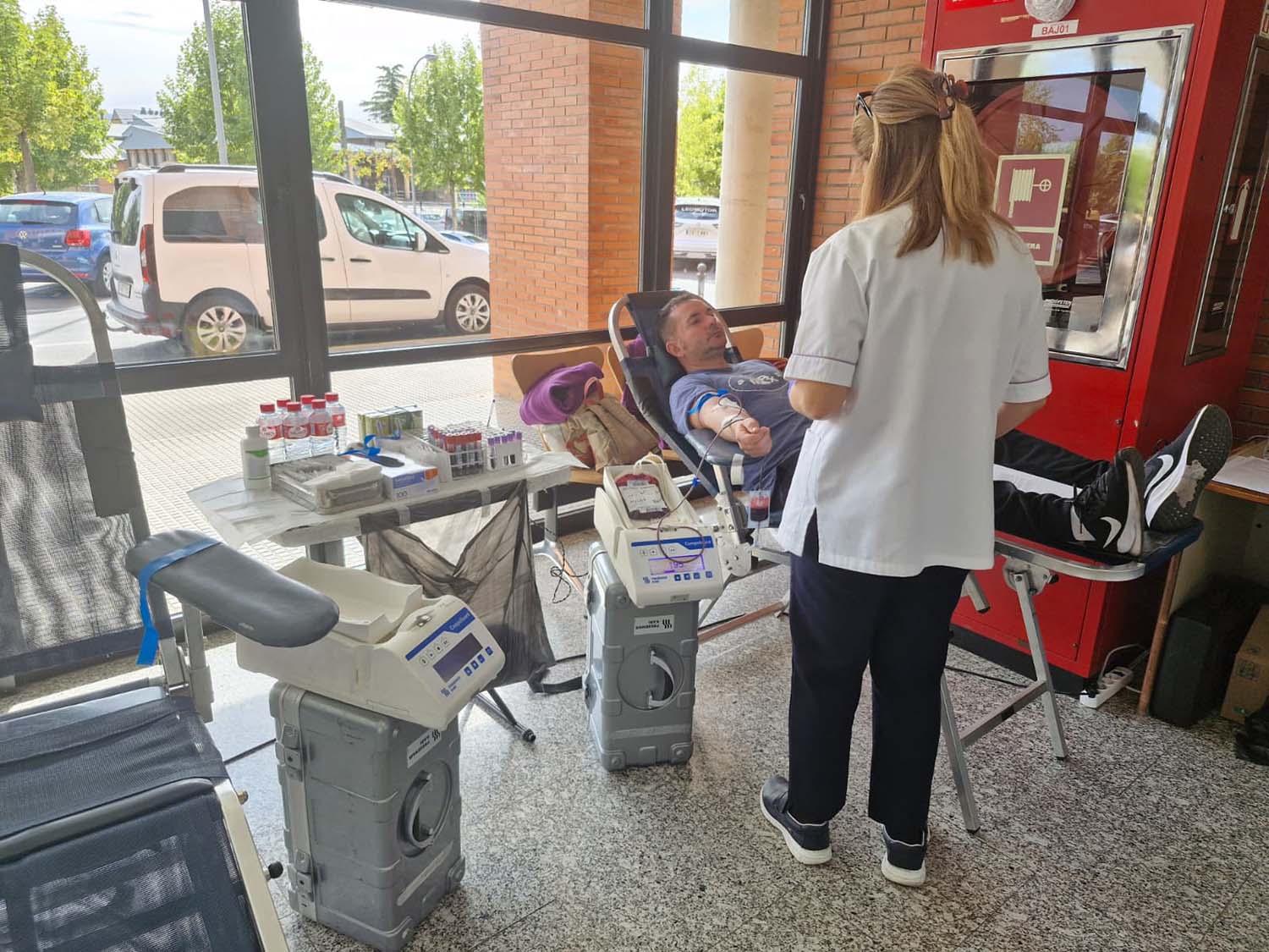 Maratón de donantes de sangre en el Hospital del Bierzo