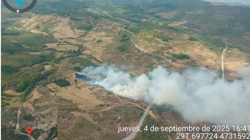 Segundo incendio en Berlanga del Bierzo