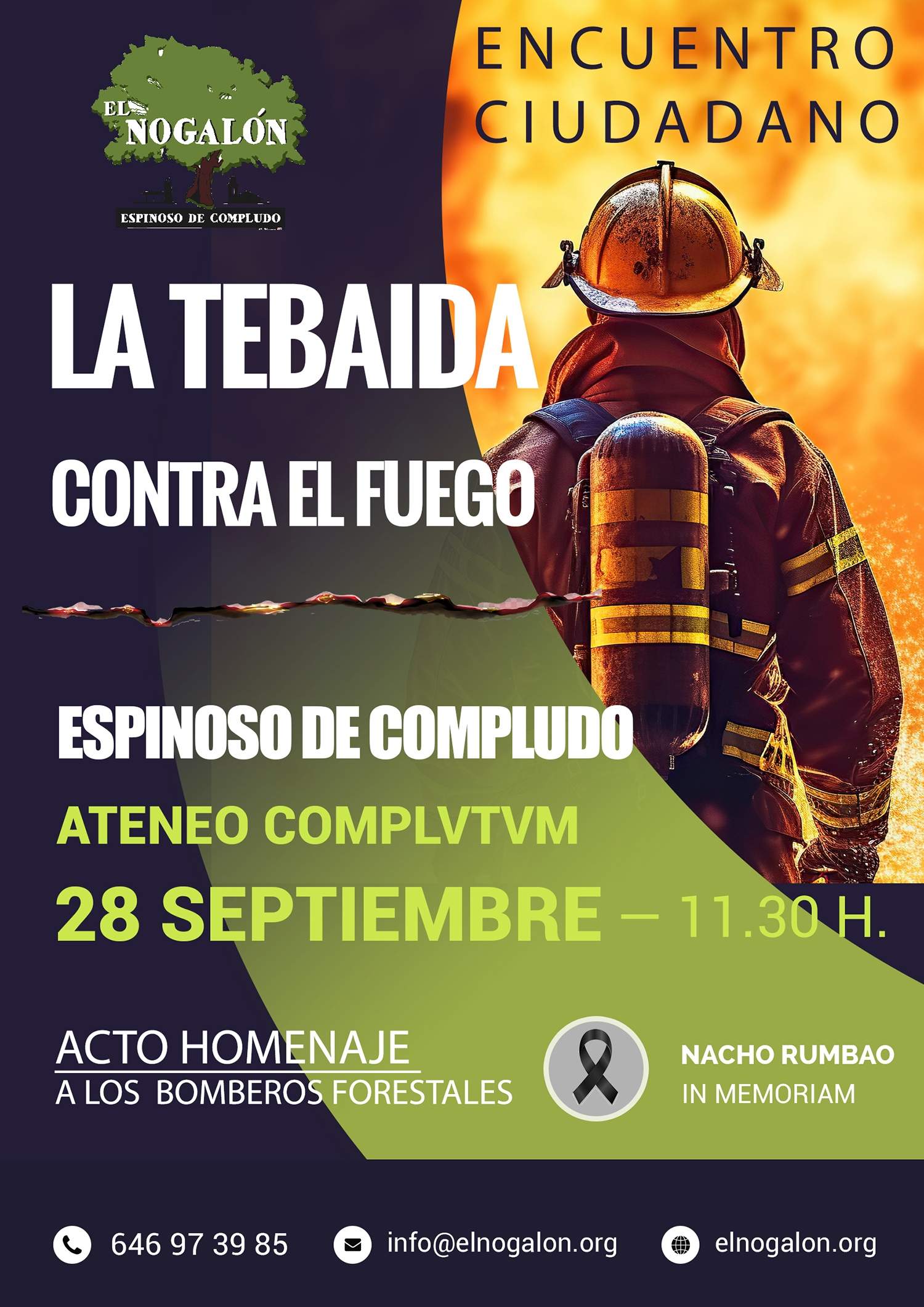 Encuentro ciudadano por los incendios en la Tebaida Berciana