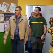 Campillo / ICAL . El presidente del Gobierno, Pedro Sánchez, visita la base de la Brigada de Refuerzo en Incendios Forestales, Brif, de Tabuyo del Monte (León) Campillo / ICAL . El presidente del Gobierno, Pedro Sánchez, visita la base de la Brigada de Refuerzo en Incendios Forestales, Brif, de Tabuyo del Monte (León)