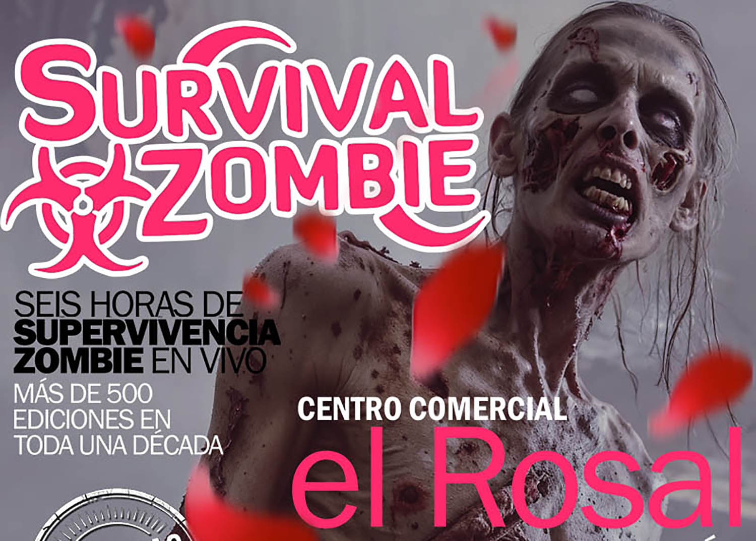 Cartel de Survival Zombie en el CC El Rosal de Ponferrada | El Rosal vivirá su particular apocalipsis zombie con capacidad para 400 'supervivientes' Cartel de Survival Zombie en el CC El Rosal de Ponferrada | El Rosal vivirá su particular apocalipsis zombie con capacidad para 400 'supervivientes'
