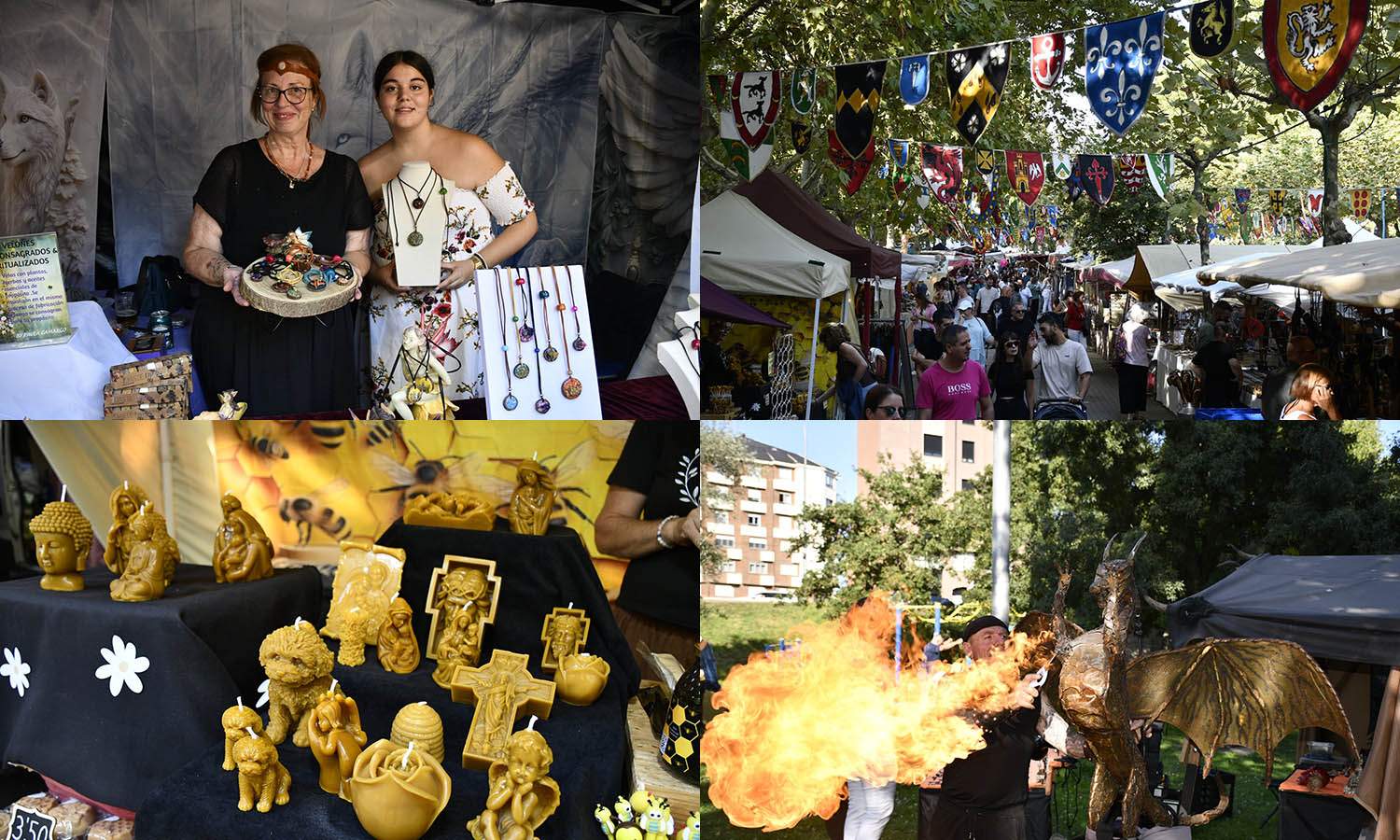 Inauguración del Mercado Medieval de Ponferrada. Daniel Merino | El Mercado Medieval transforma Ponferrada en una villa de época repleta de música, tradición y artesanía