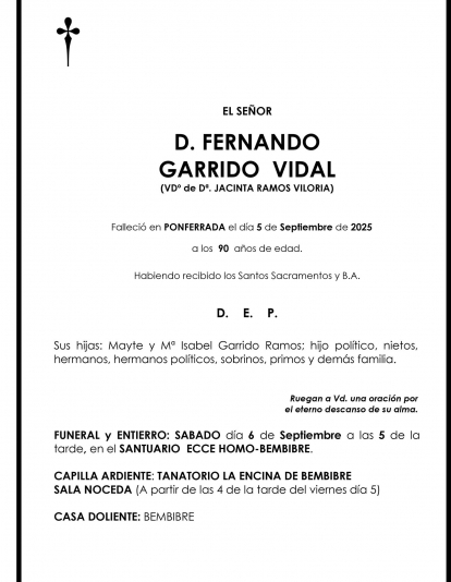 FERNANDO GARRIDO VIDAL