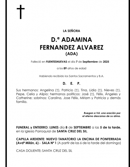 ADAMINA FERNANDEZ ALVAREZ (ADA)