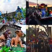 El Universo Disney 'viste' las carrozas de las Fiestas de la Encina en una edición 'de cine'. Dani Merino 