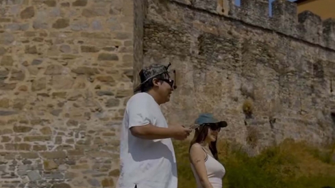 María Becerra visita el Castillo de los Templarios. Redes sociales de la artista 