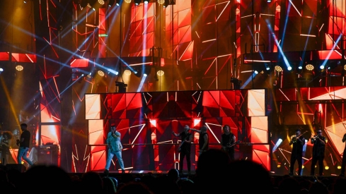 Actuación de la orquesta Panorama en las Fiestas de la Encina (3)