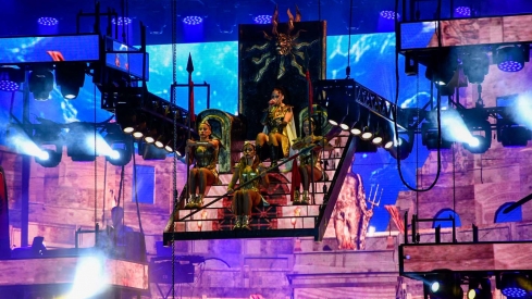 Actuación de la orquesta Panorama en las Fiestas de la Encina (11)