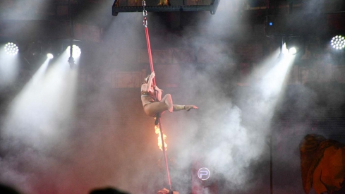 Actuación de la orquesta Panorama en las Fiestas de la Encina (15)
