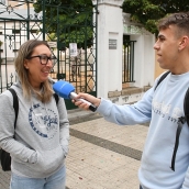 Vuelta al cole en Ponferrada. Dani Merino | Bierzo Directo | La vuelta al cole llega a Ponferrada entre "nervios, madrugones y reencuentros" tras la Encina