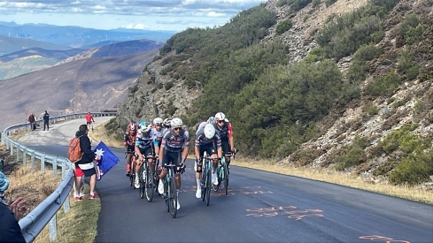 La Vuelta llegando al Morredero