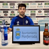 El jugador de la Ponferradina, Xemi Fernández El jugador de la Ponferradina, Xemi Fernández