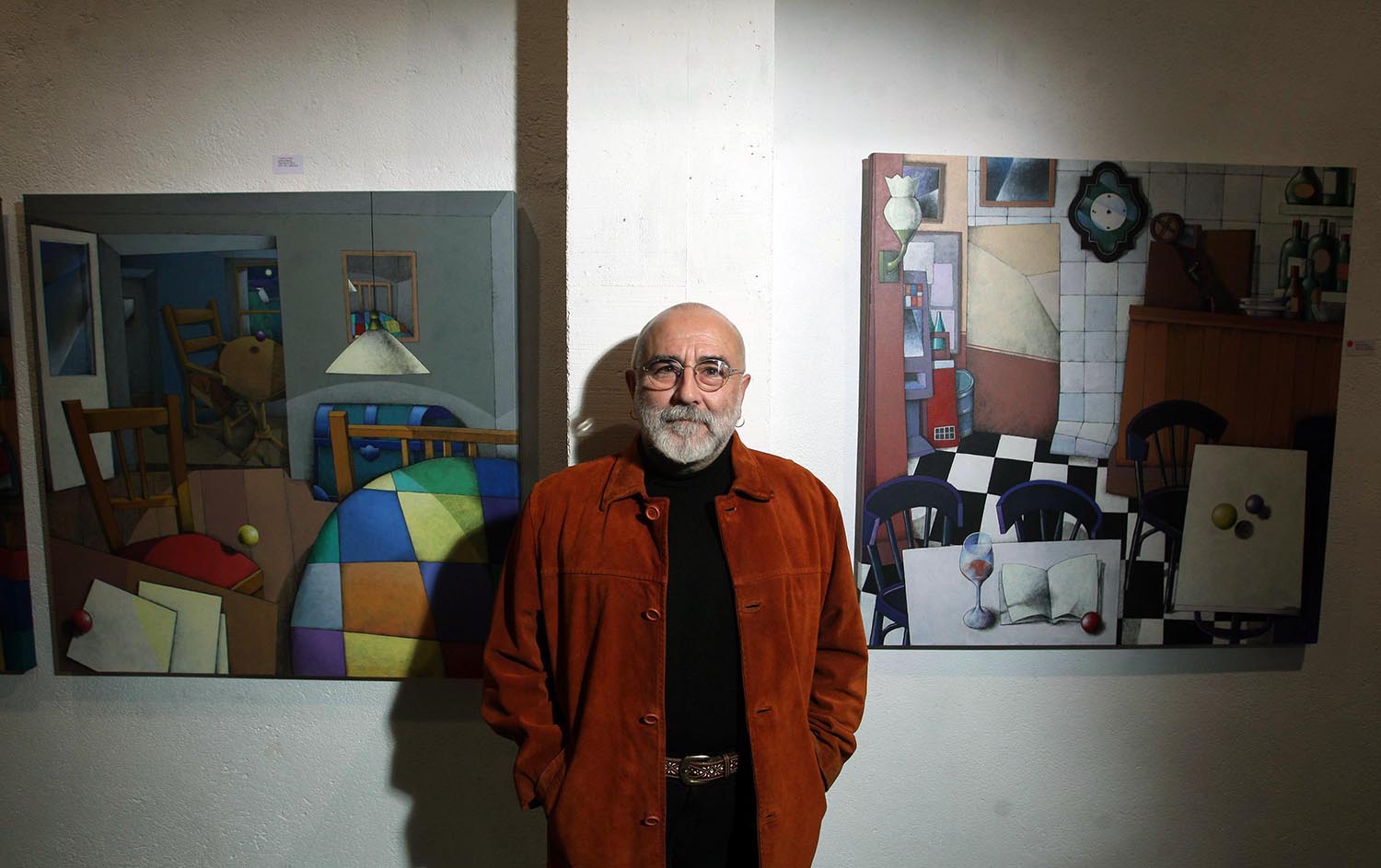 El pintor lacianiego Manuel Sierra.