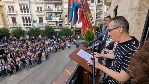 Luis Calvo pregona las Fiestas del Cristo de Bembibre (1)