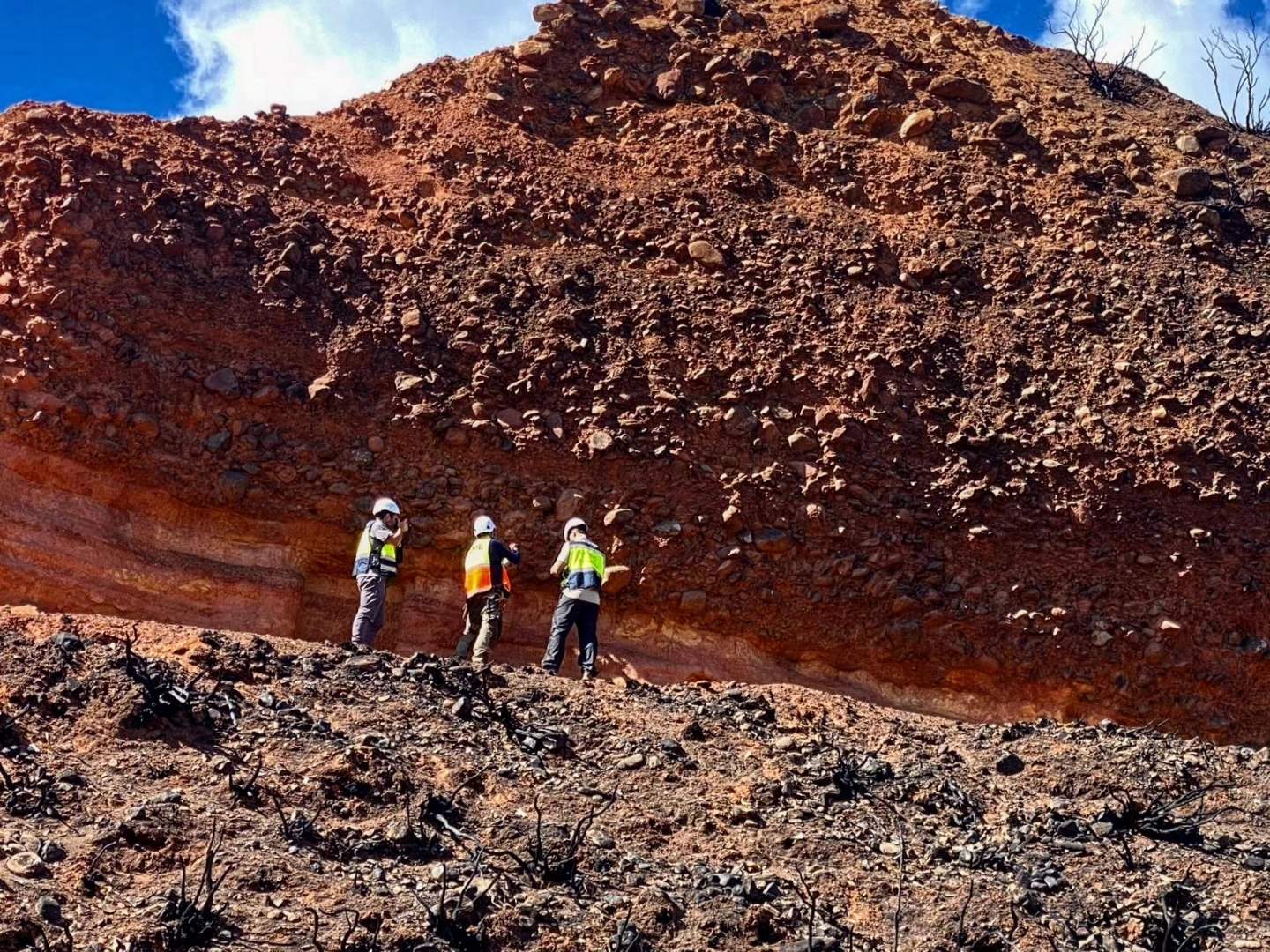Expertos del CSIC y del CN IGME en Las Médulas 