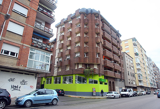 El gimnasio ubicado en la avenida del Bierzo (César Sánchez)