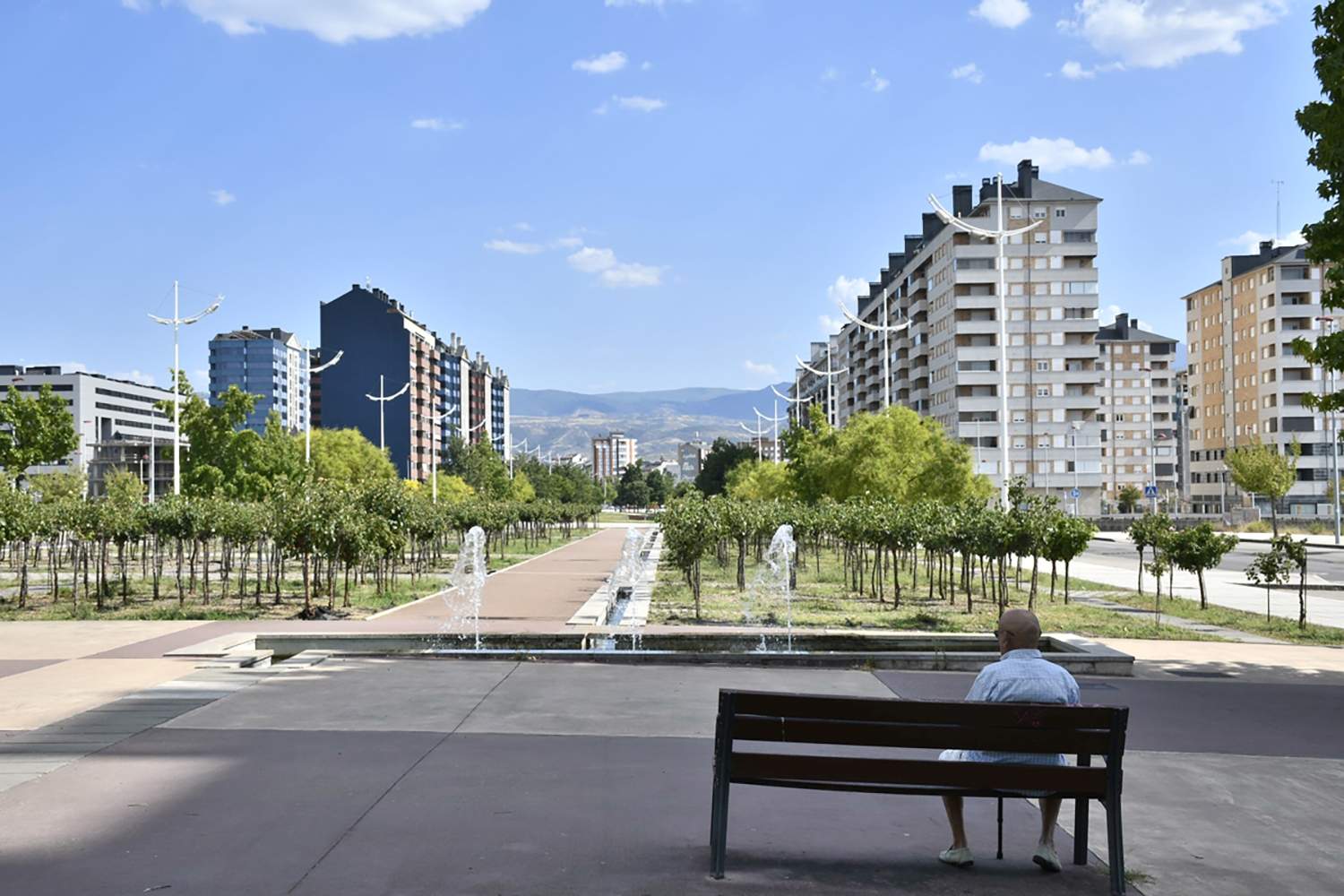 Día de calor en Ponferrada