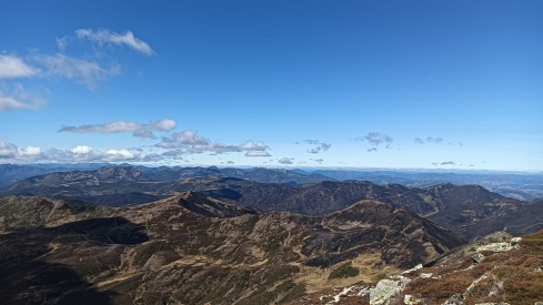 Zonas afectadas por el fuego en la provincia de León