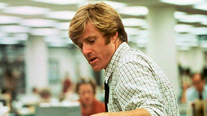 Robert Redford en Todos los hombres del presidente