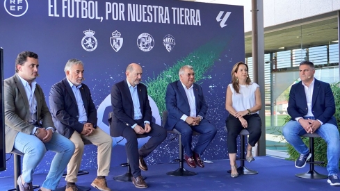 Presentación del partido solidario en la RFEF 