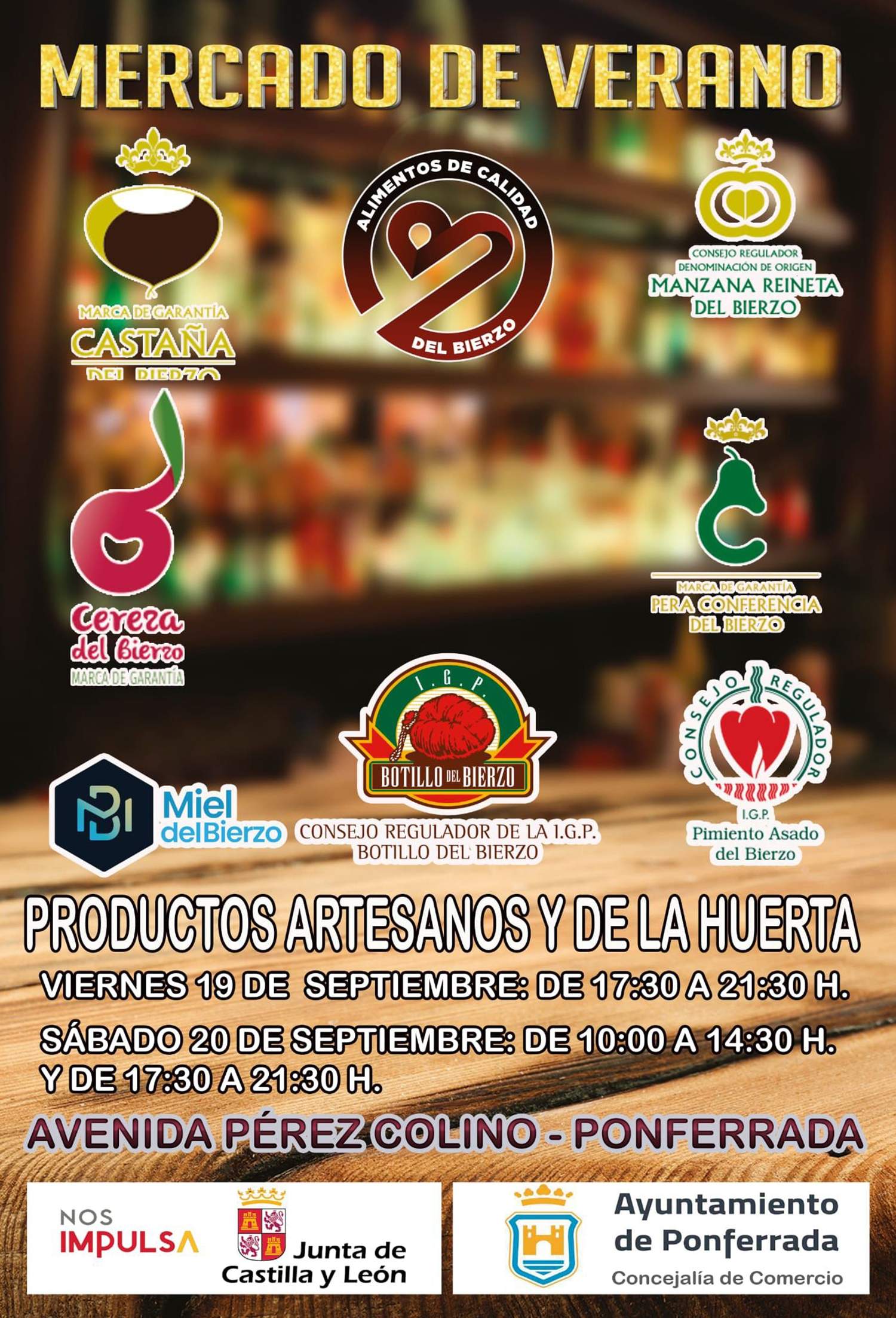 Cartel Mercado de verano