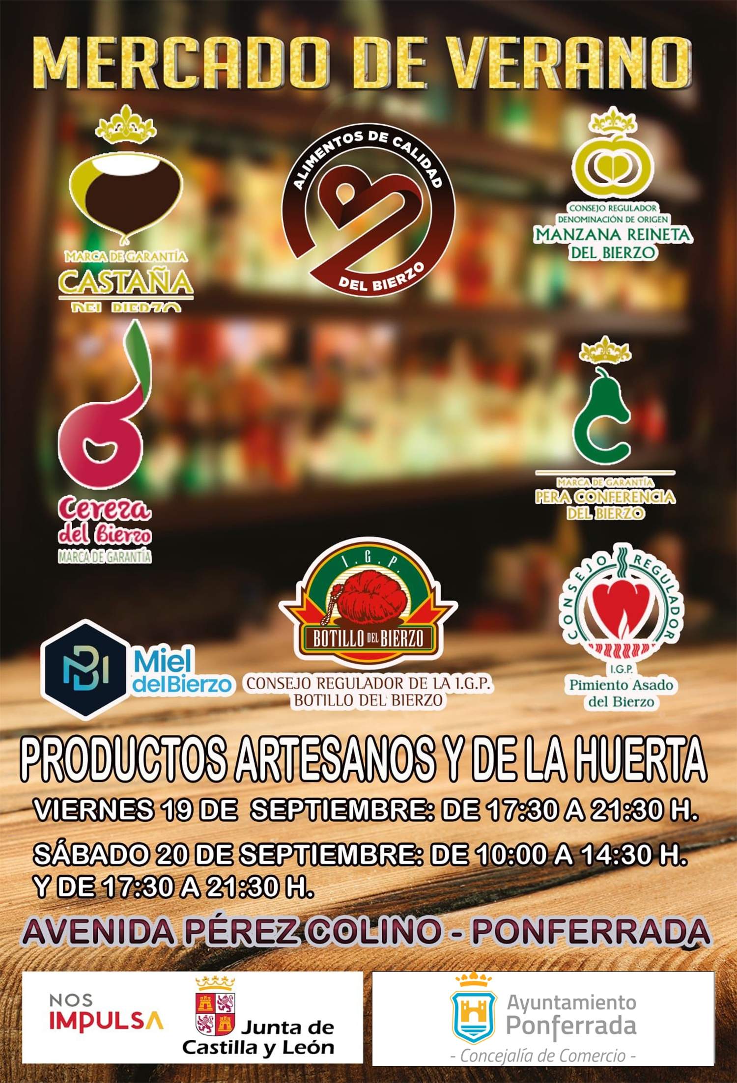 Cartel Mercado de verano