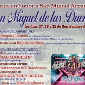 Fiestas en San Miguel de las Dueñas | San Miguel de las Dueñas se prepara para un fin de semana de fiesta con Bajada del Buey, charangas y orquesta Royal 